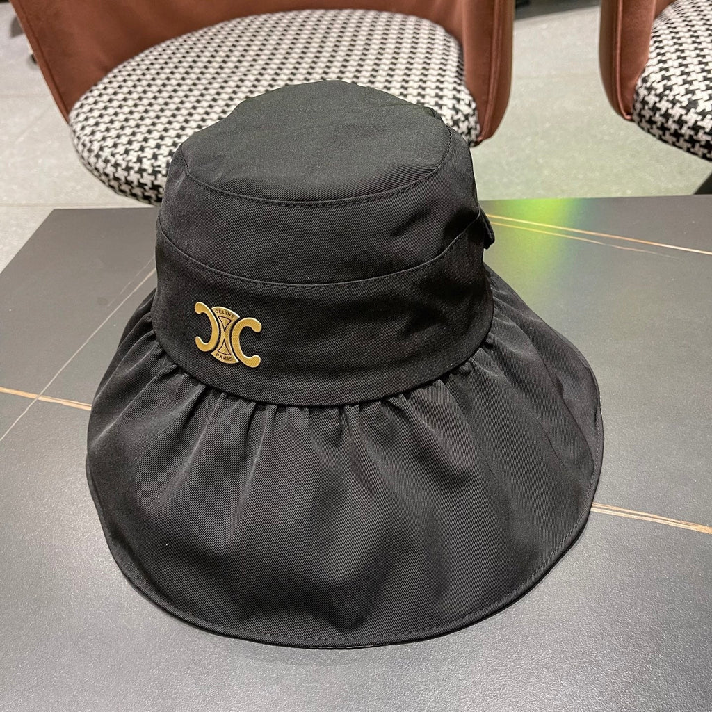CELINE 25S BUCKET HAT 734583 IN BLACK